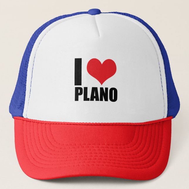 Boné Eu amo o Plano (Frente)