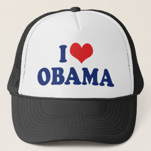 Boné Eu Amo o Presidente Obama