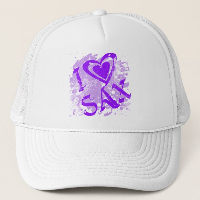 BONÉ EU AMO O SAXOFONE (Frente)