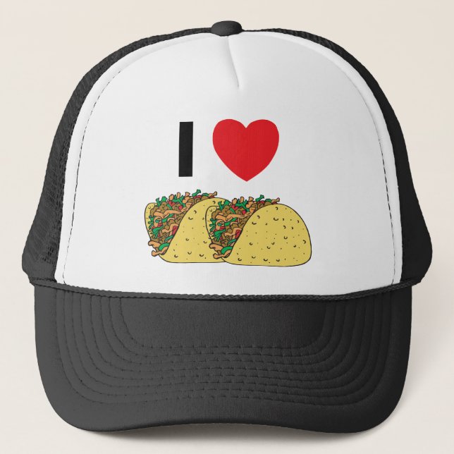 Boné Eu amo o Tacos (Frente)