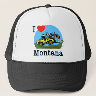 Boné Eu amo o táxi do país de Montana