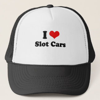 Boné Eu amo o Tshirt dos carros de entalhe