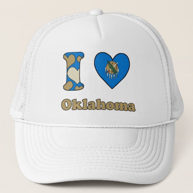 Boné Eu amo Oklahoma (Frente)