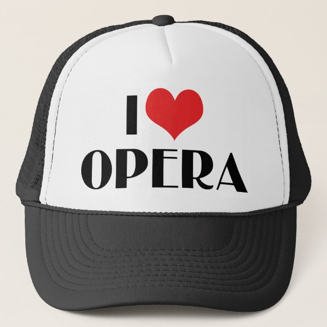 Boné Eu Amo Ópera (Frente)