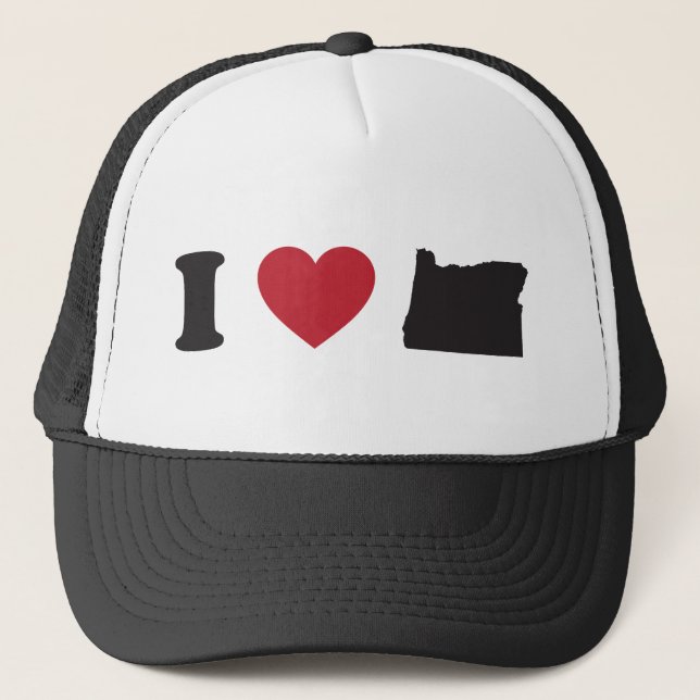 Boné Eu amo Oregon (Frente)