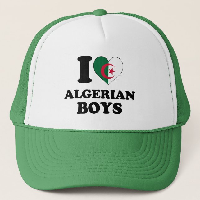Boné Eu amo os argelinos (Frente)