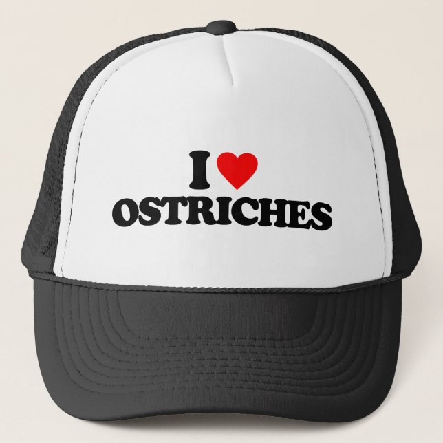 BONÉ EU AMO OSTRICHES (Frente)