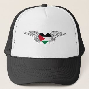 Boné Eu amo Palestina - asas