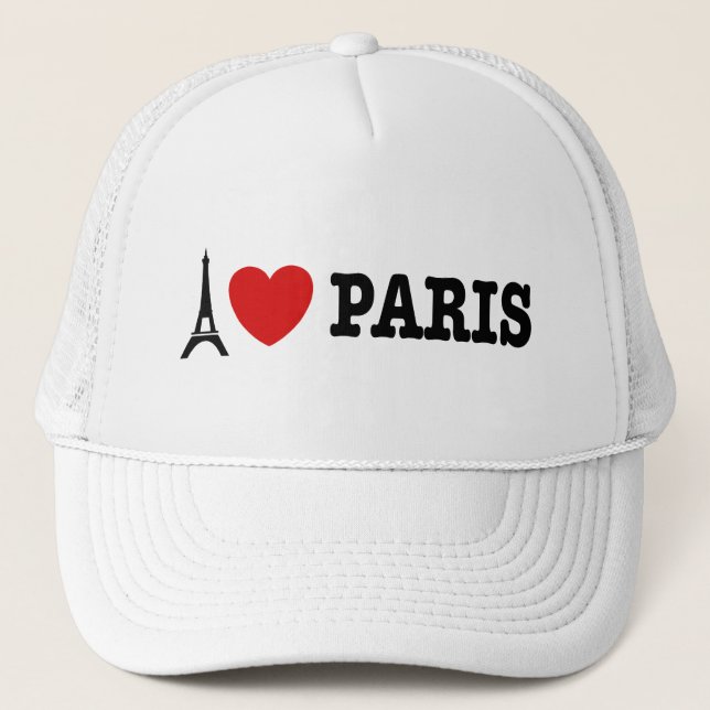 Boné Eu Amo Paris (Frente)