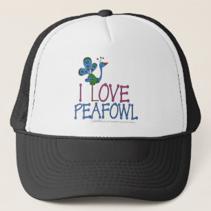Boné Eu Amo Peafowl