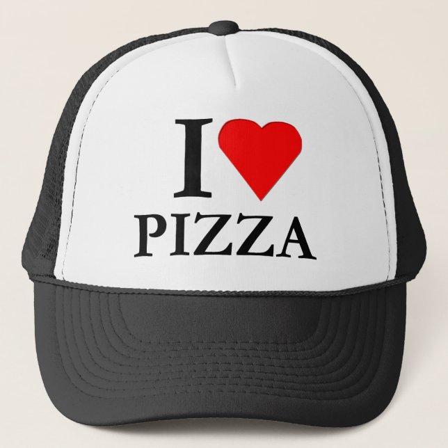 Boné Eu Amo Pizza (Frente)