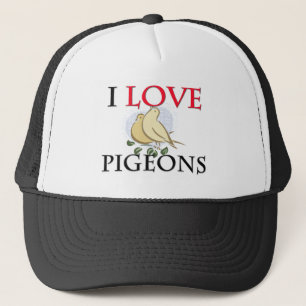 Boné Eu amo pombos