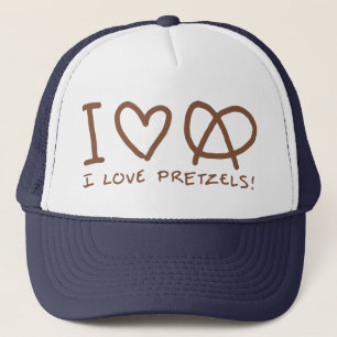 Boné Eu amo pretzeis