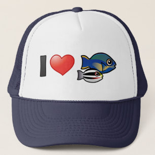 Boné Eu amo Princesa Parrotfish