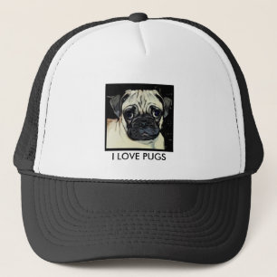 BONÉ EU AMO PUGS