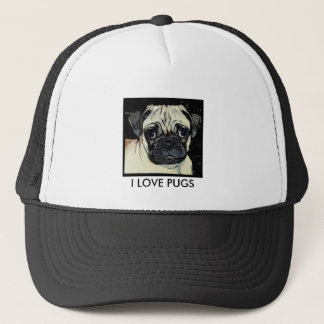 BONÉ EU AMO PUGS