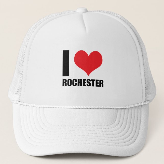 Boné Eu amo Rochester (Frente)