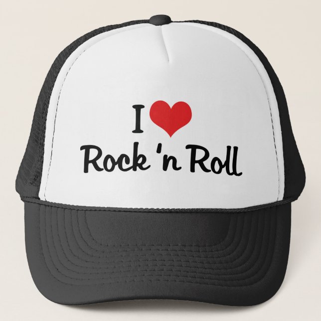 Boné Eu Amo Rock 'n Roll (Frente)
