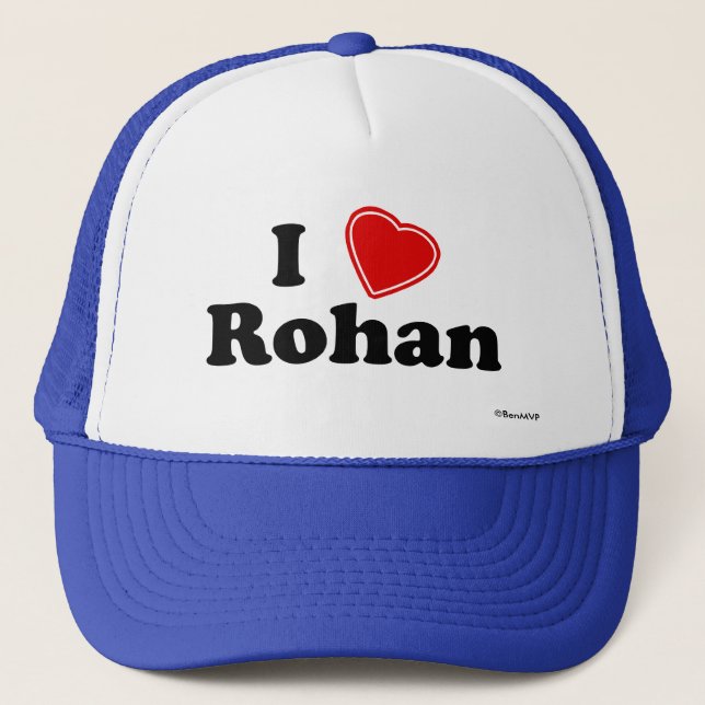 Boné Eu amo Rohan (Frente)