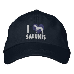 Boné Eu Amo Salukis Boriderados Hat (Azul)