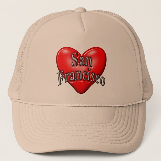 Boné Eu amo San Francisco (Frente)