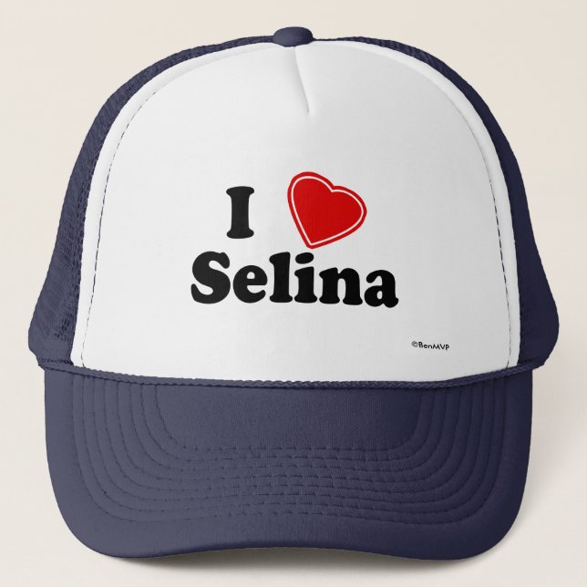Boné Eu amo Selina (Frente)