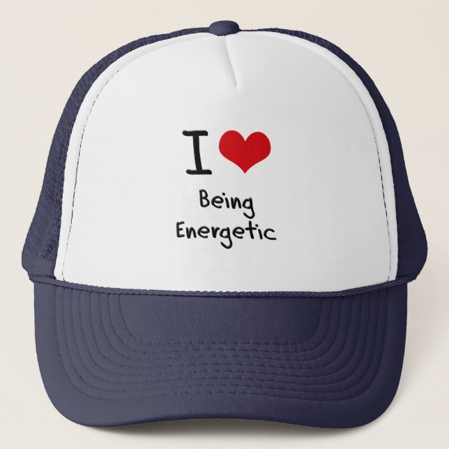 Boné Eu amo ser energético (Frente)