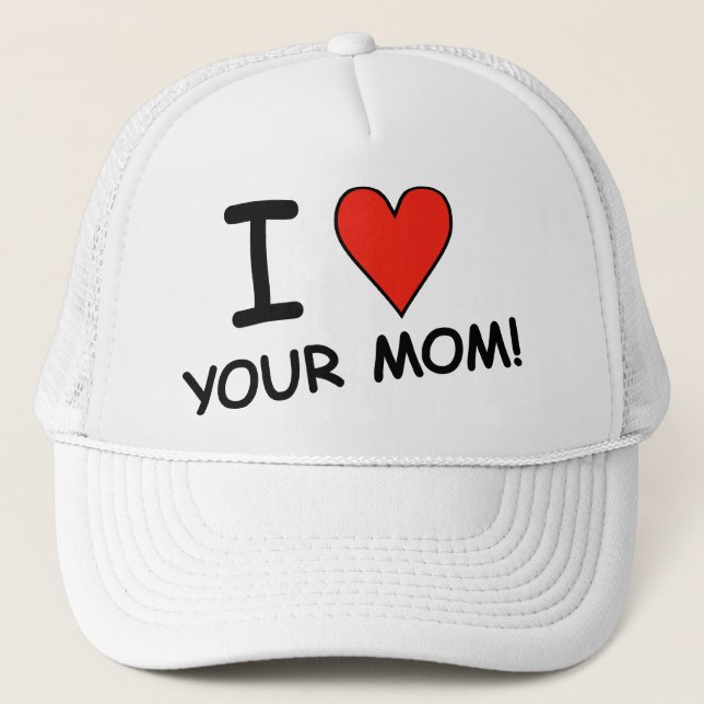 Boné Eu "amo" sua mãe! Cap (Frente)