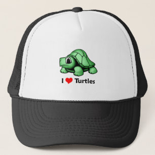 Boné Eu amo tartarugas