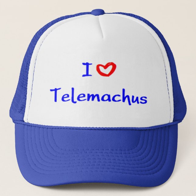Boné eu amo Telémaco (Frente)