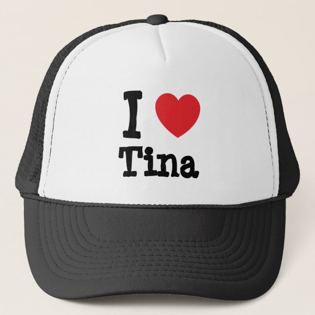 Boné Eu amo Tina Heart-Shirt (Frente)