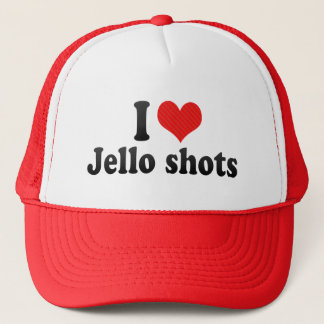 Boné Eu amo tiros de Jello