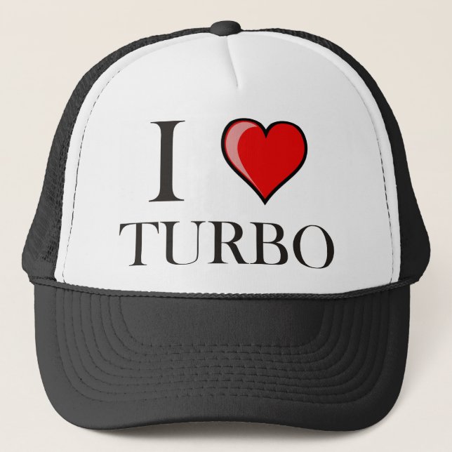 Boné Eu amo Turbo (Frente)
