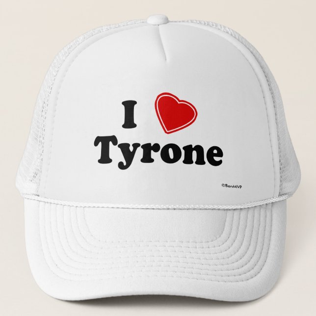 Boné Eu amo Tyrone (Frente)