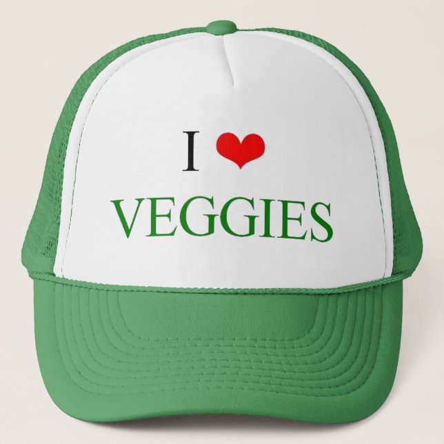 Boné Eu amo vegetarianos (Frente)