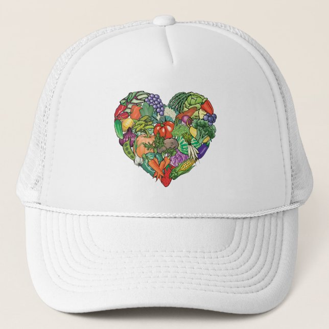Boné Eu Amo Veggies (Frente)