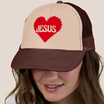 Eu amo você Jesus arte pixel