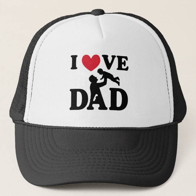 Boné Eu amo você Papai (Frente)