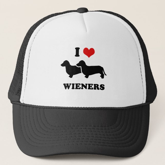 Boné Eu amo wieners (Frente)
