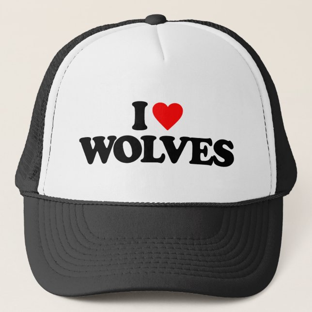 BONÉ EU AMO WOLVES (Frente)
