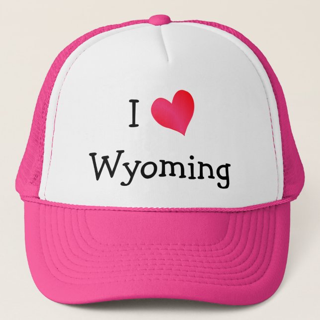 Boné Eu Amo Wyoming (Frente)