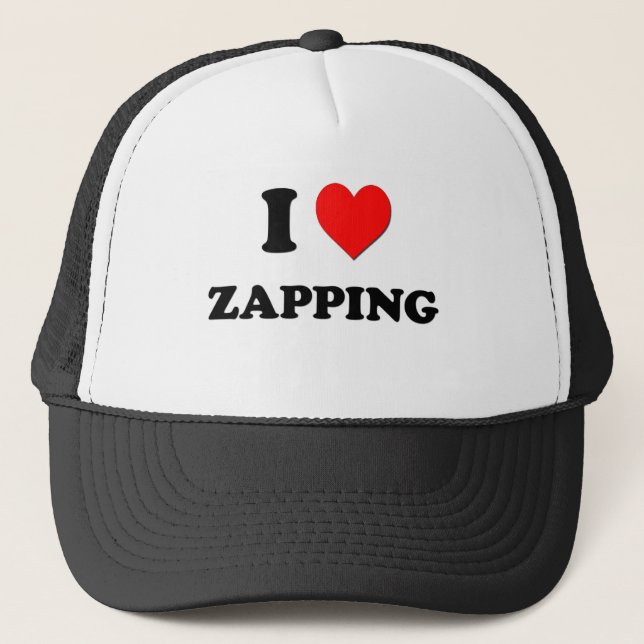 Boné Eu amo Zapping (Frente)