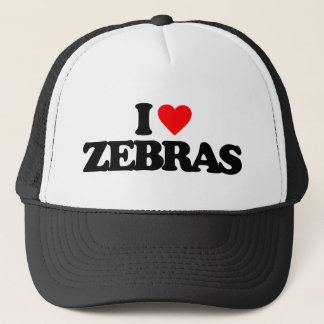 BONÉ EU AMO ZEBRAS