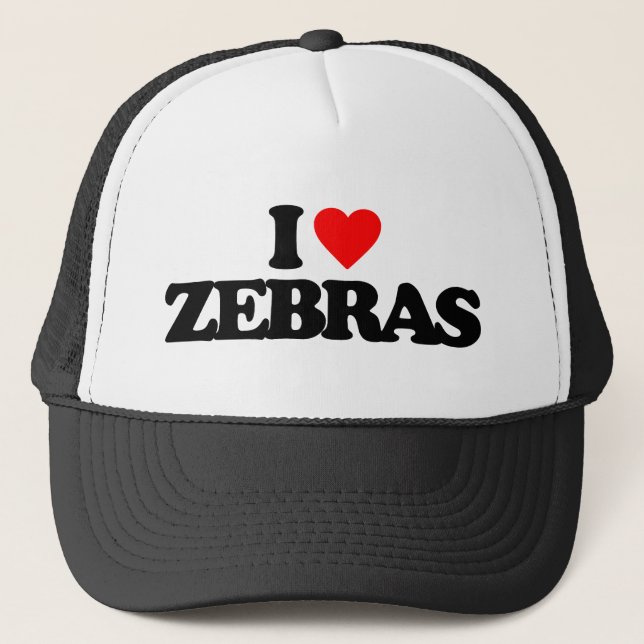 BONÉ EU AMO ZEBRAS (Frente)