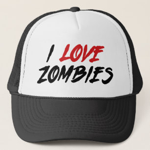 Boné Eu Amo Zombies