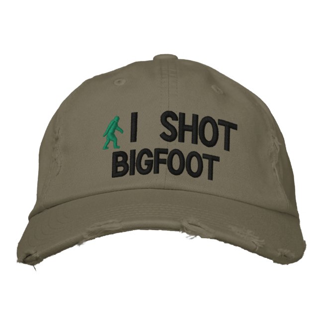 Boné Eu atirei na versão Bigfoot Deluxe (Frente)