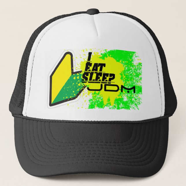 Boné Eu como, durmo jdm (Frente)