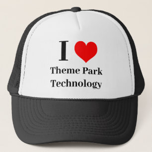 Boné Eu coração a tecnologia Theme Park