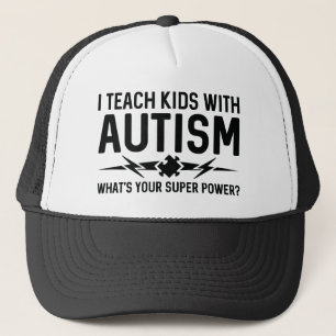 Boné Eu Ensino Crianças Com Autismo