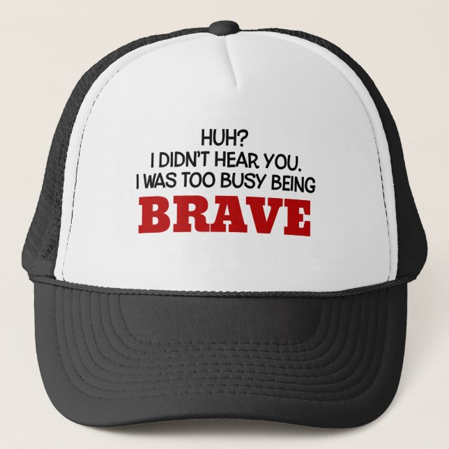 Boné Eu era ser demasiado ocupado bravo (Frente)
